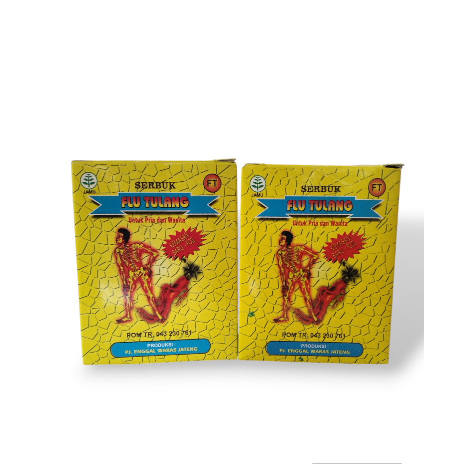 

Serbuk Flu Tulang Isi 12 sachet