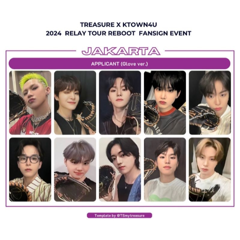 photocard treasure FS JAKARTA asahi jihoon jeongwoo