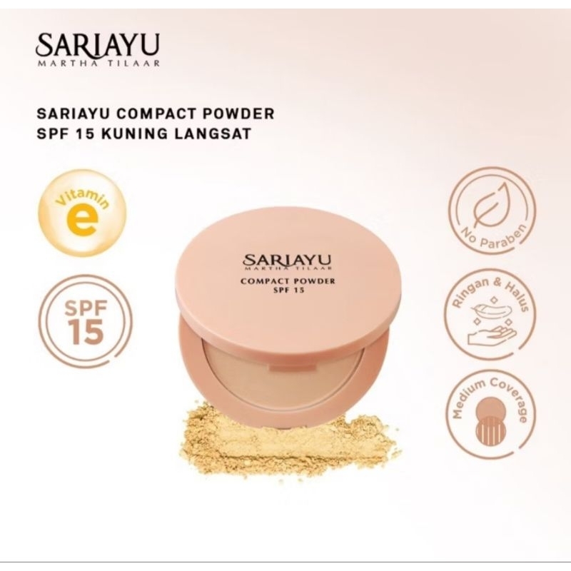 Sariayu Compact powder spf 15 | Bedak padat