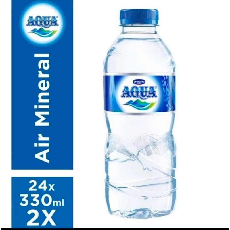 

AQUA MINERAL WATER / AIR MINERAL 330ML X 24 BOTOL