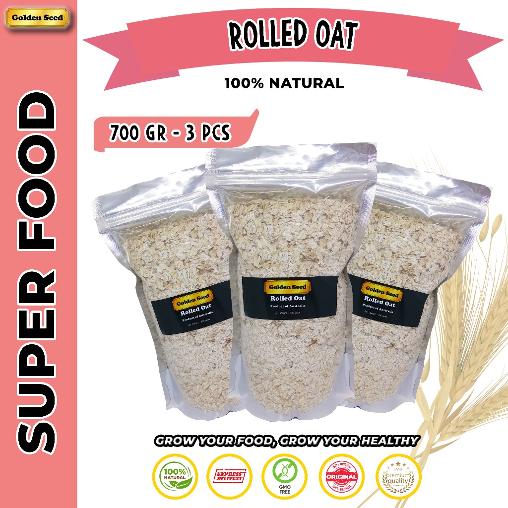 

(BUNDLING) 3 PCS ROLLED OAT 700GR / PAKET 3 PCS ROLLED OAT 700 GRAM