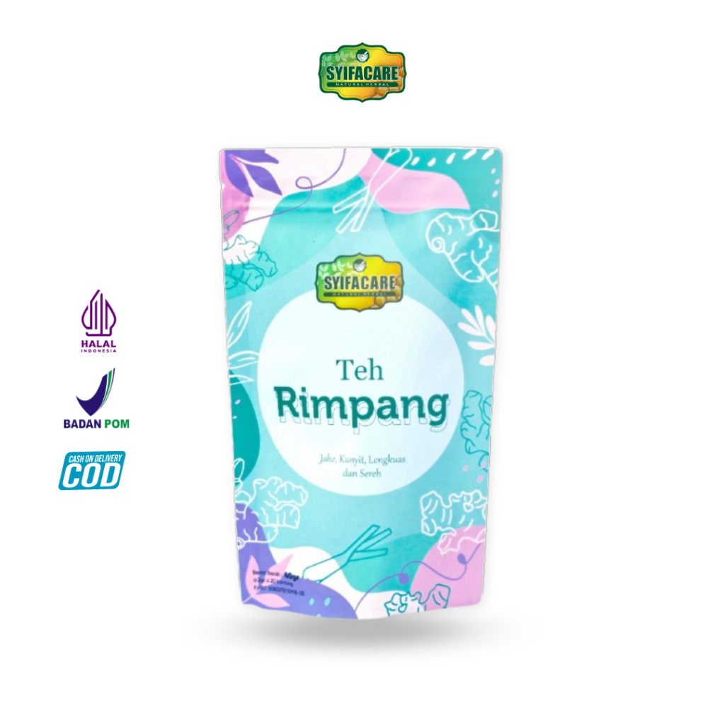 

Teh Rimpang Syifacare Teh Celup Kesehatan Untuk Diet Terbuat Dari Bahan Rempah Herbal Alami BPOM