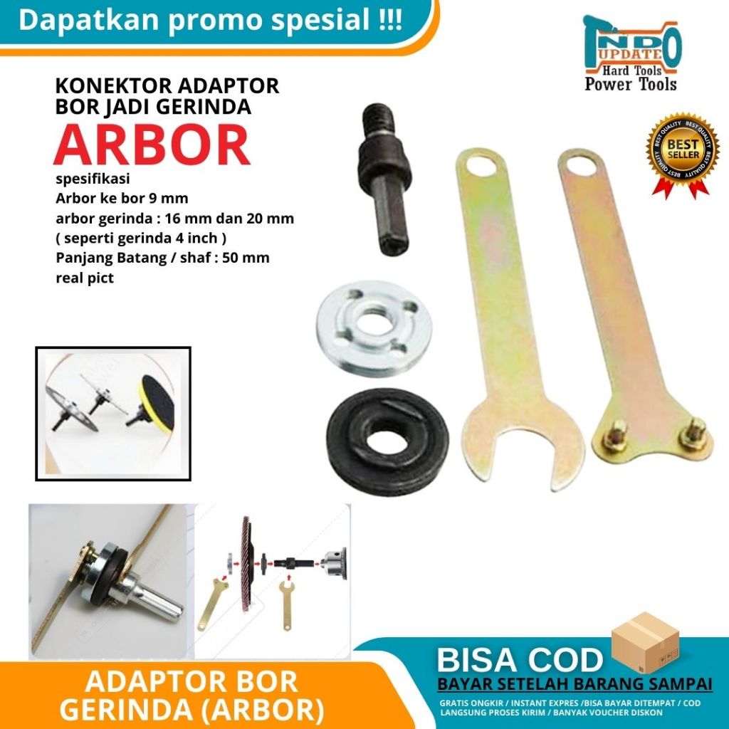 Kunci Pengecang Adaptor Bor Ke Gerinda Set Konektor Bor Custom Menjadi Gerinda Adapter Bor Konverter