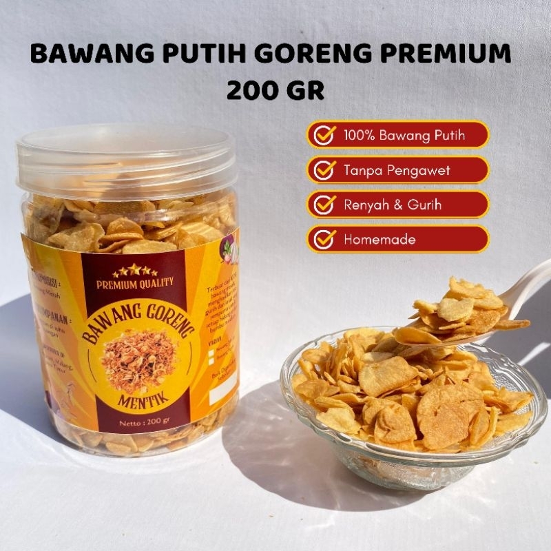 

✨BAWANG GORENG MENTIK✨ BAWANG PUTIH GORENG PREMIUM 200 gr