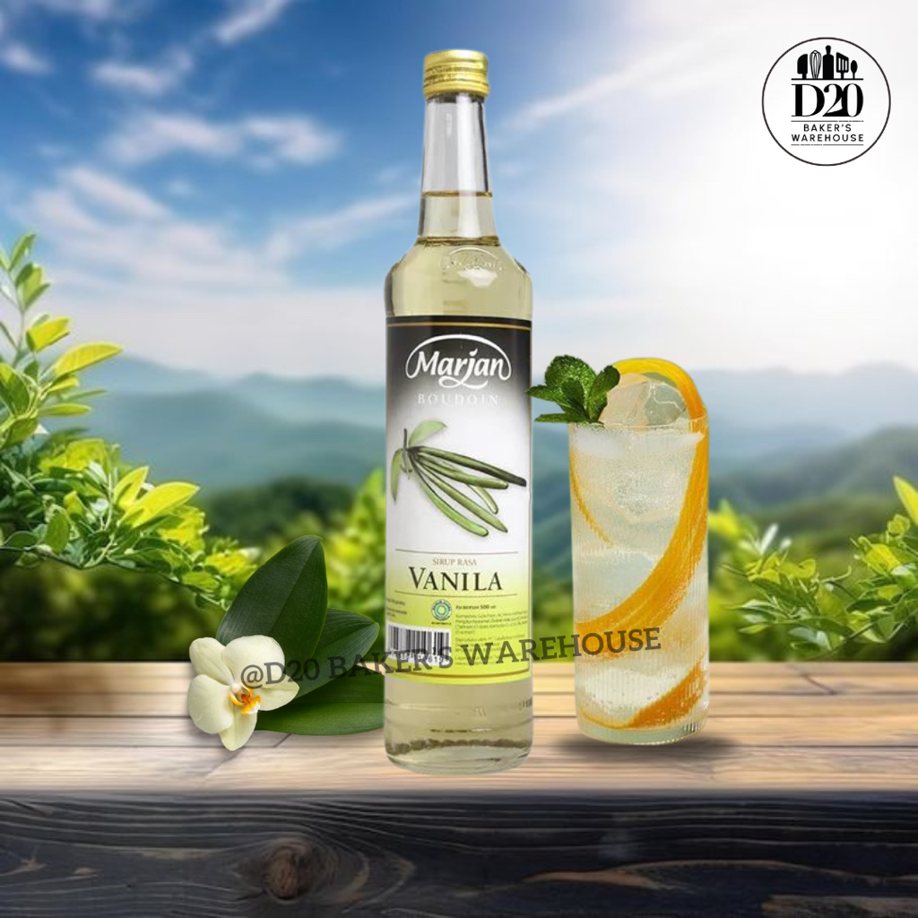

Marjan Sirup Rasa Vanila Syrup Boudoin 460ml