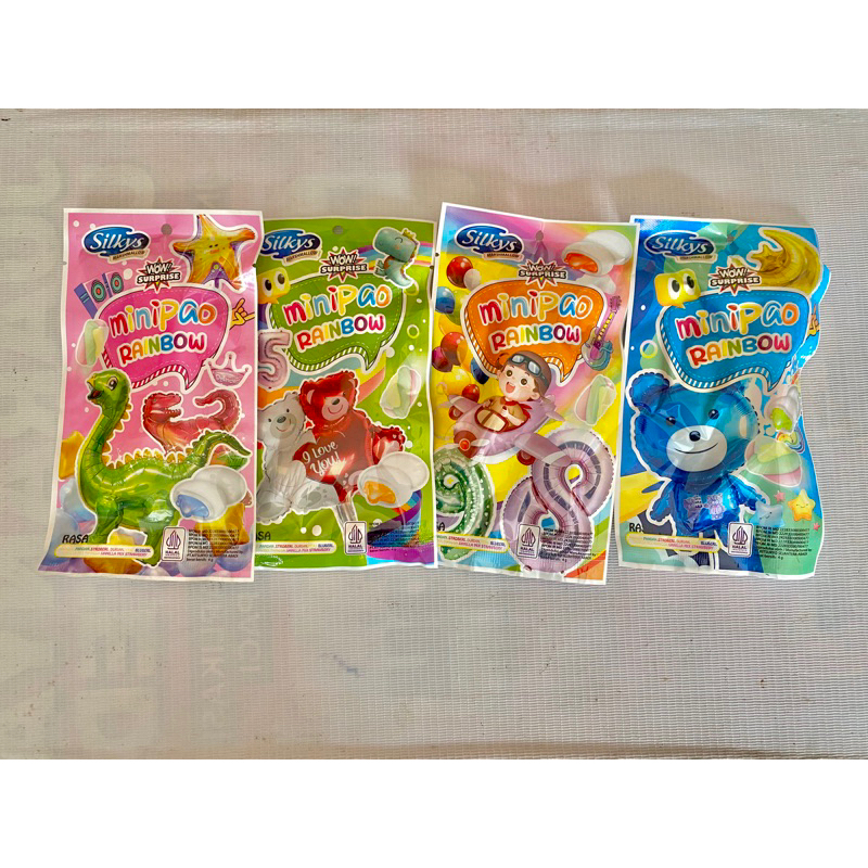 

Minipao Rainbow Silkys Marshmallow Balon Isi 30