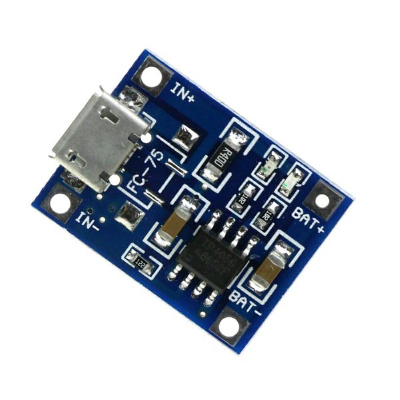 KIT MICRO USB CHARGER 5V 1A TP 4056E