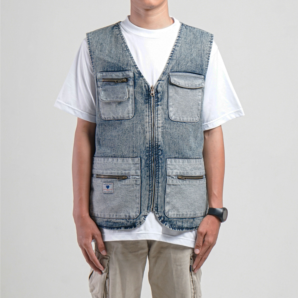 Vest Rompi Denim Collection Pride N Joy Co Apparel