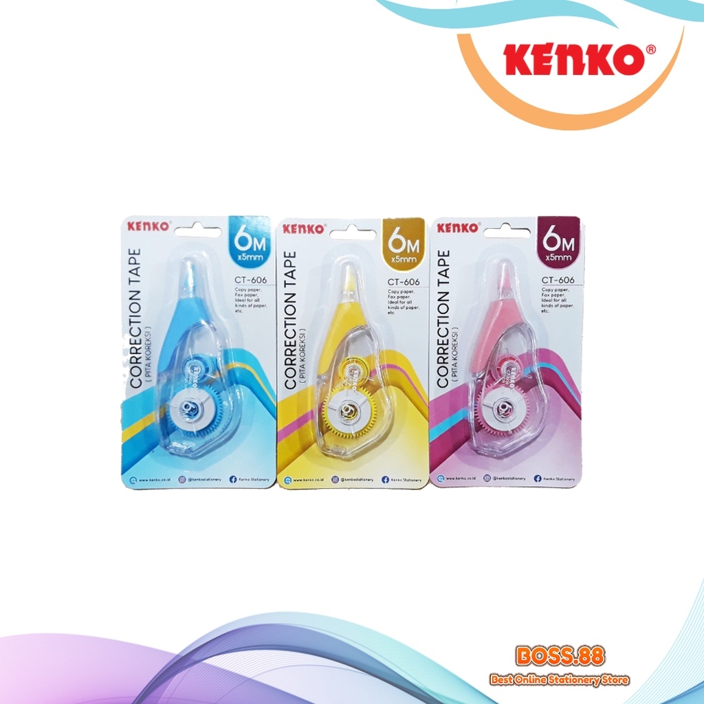 

CORRECTION TAPE (CT) KENKO CT-606 (1 PCS)