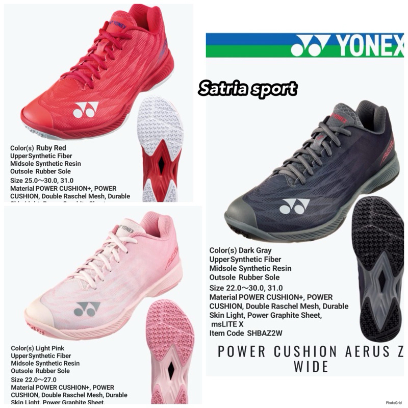 sepatu yonex Aerus Z2 Original terbaru