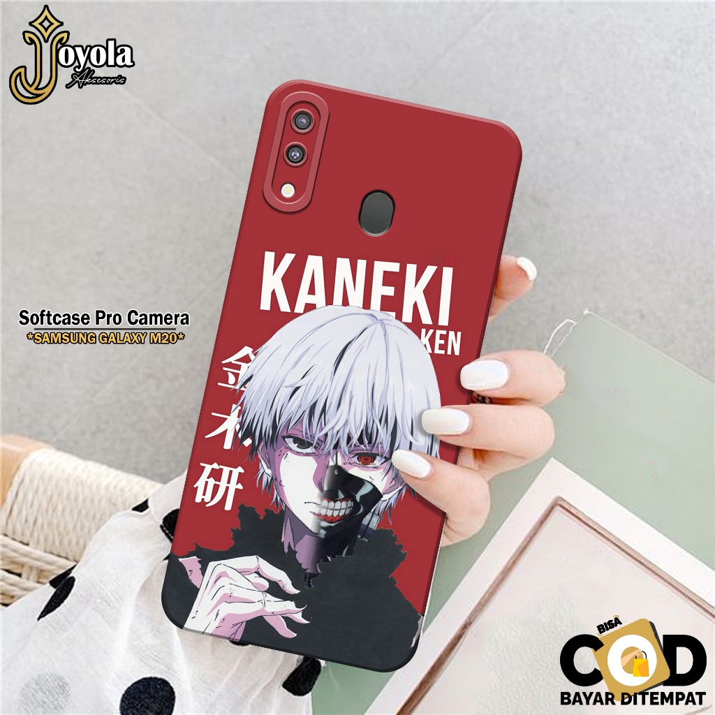 JOYOLA Case Samsung Galaxy M20 - Fahion Case Anime - Softcase Samsung Galaxy M20 - Pro Camera - Casi