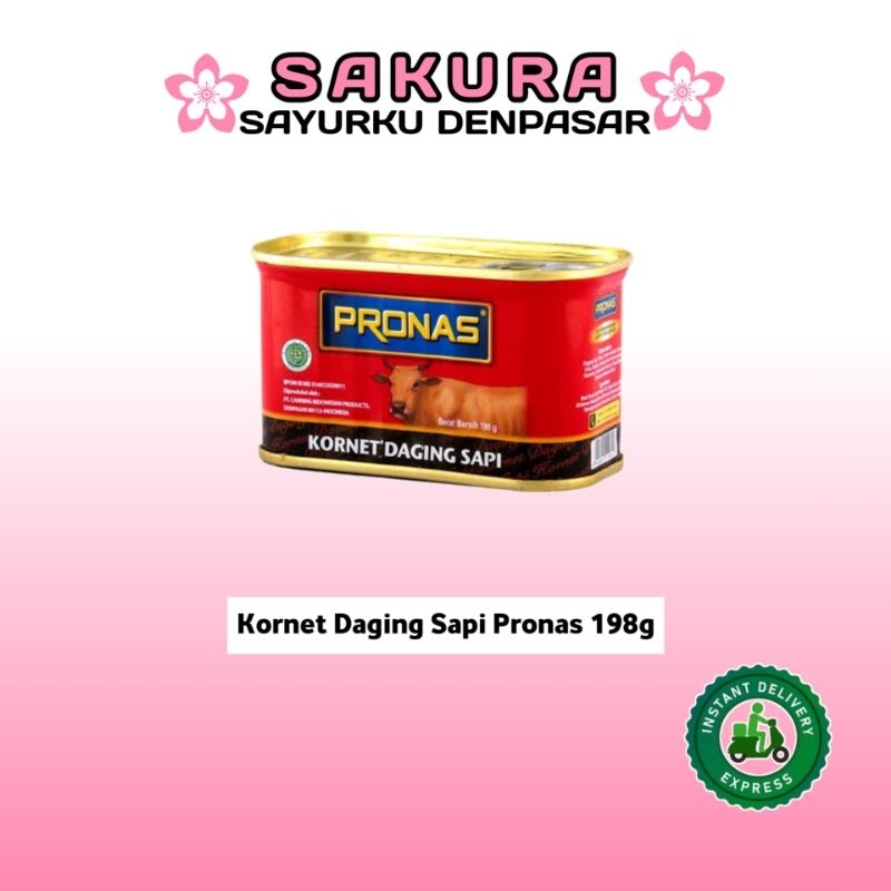 

Kornet Daging Sapi Pronas 198g - SAKURA