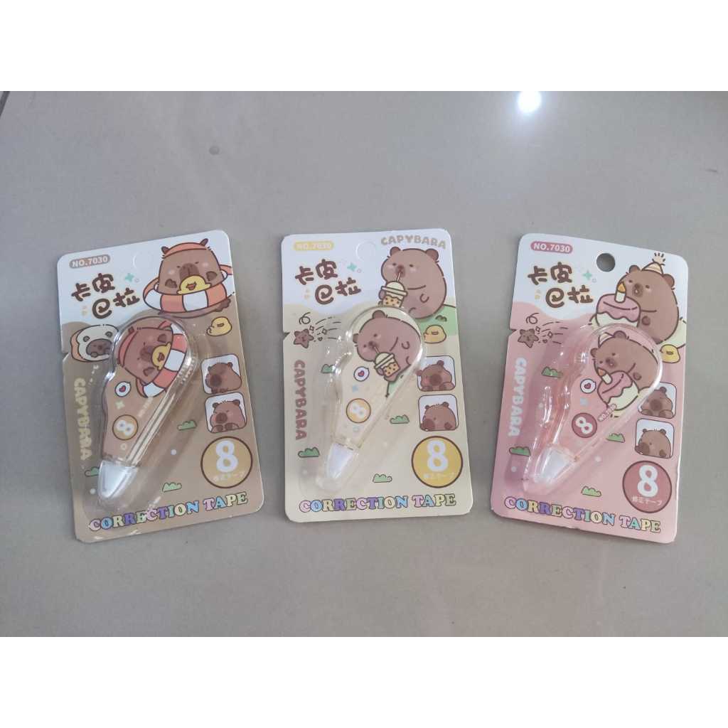 

Tip Ex Kertas / Correction Tape Capybara Kuromi Sanrio Melody (8mm)