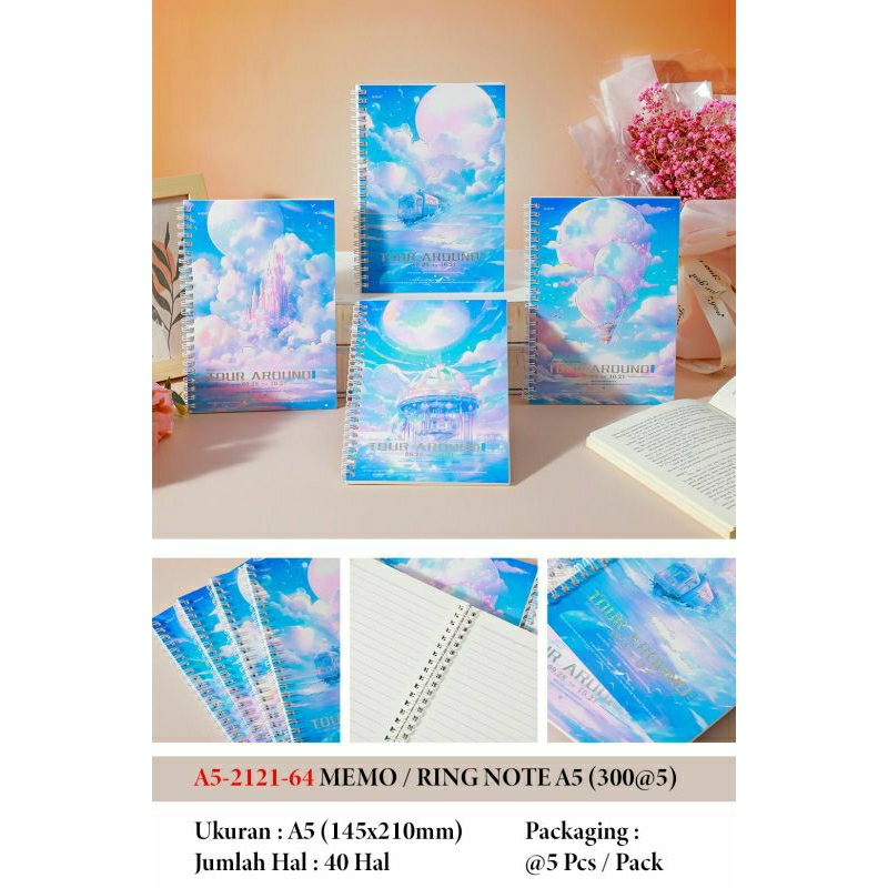 

1 PCS Notes Spiral A5 DEPAI 2121-64 dan 78 Bagus Berkualitas