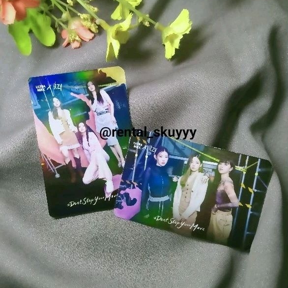 Photocard itzy (Ultra Milk X itzy)