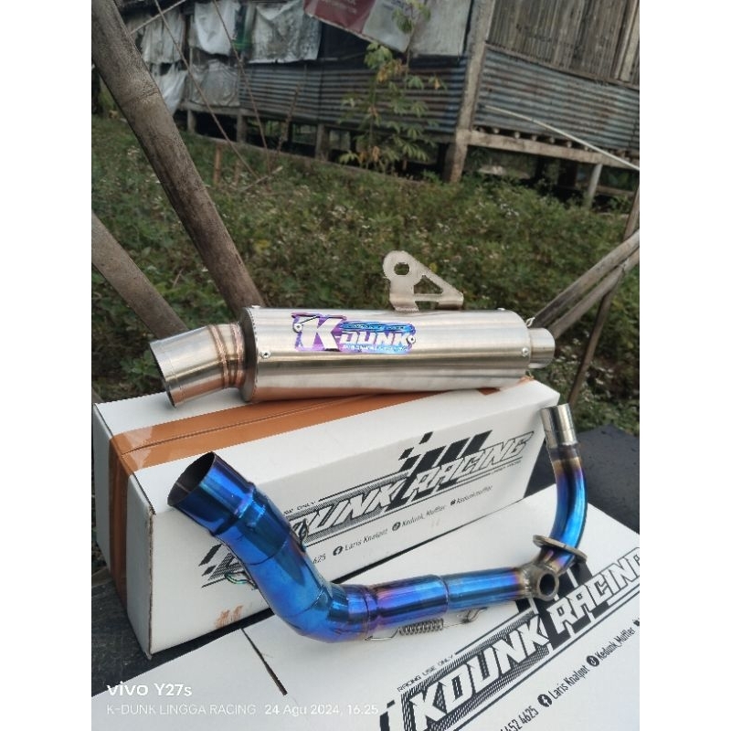 Knalpot Vespa Matic Leher Bluemoon Vespa Sprint 2v Lx 3v Iget s125
