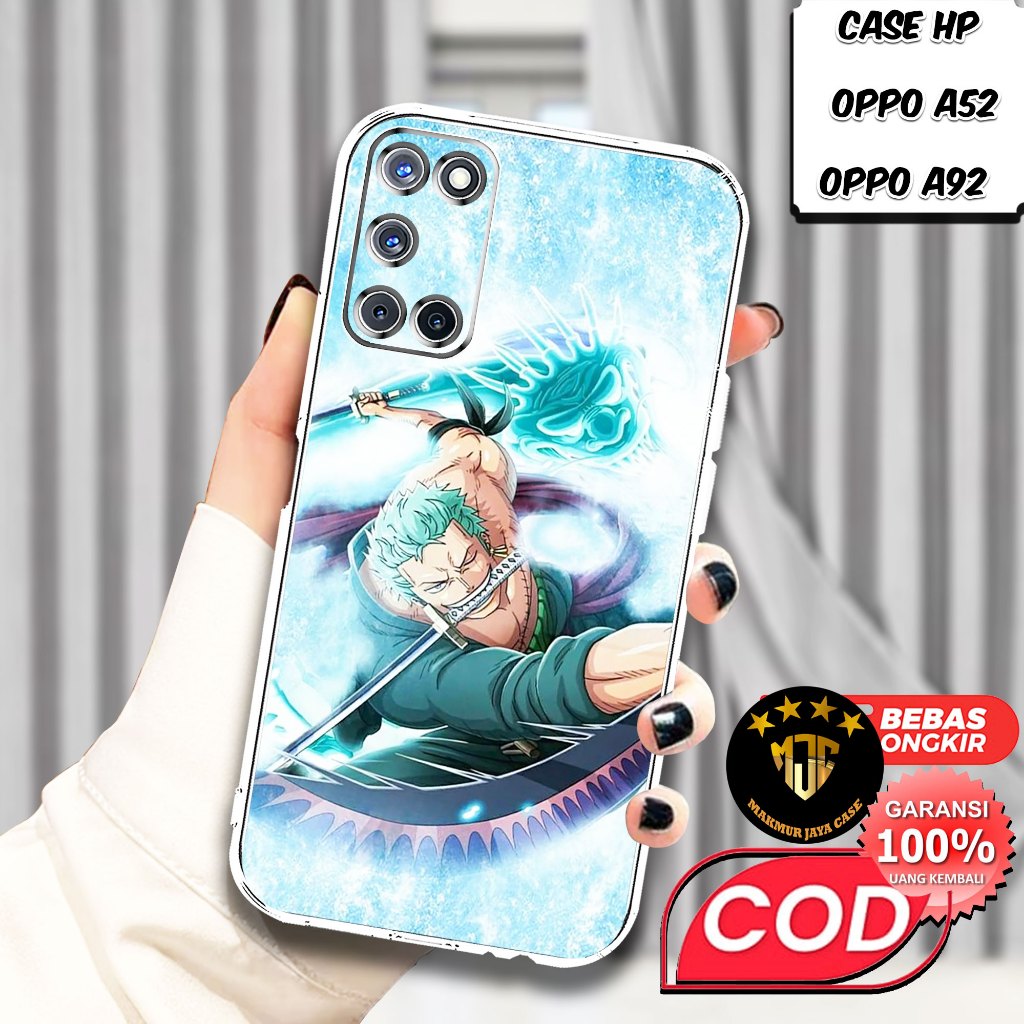 Case OPPO A52 / OPPO A92 - Casing OPPO A52 Motif (OP) - Softcase Premium Fourside - Bening Transpara