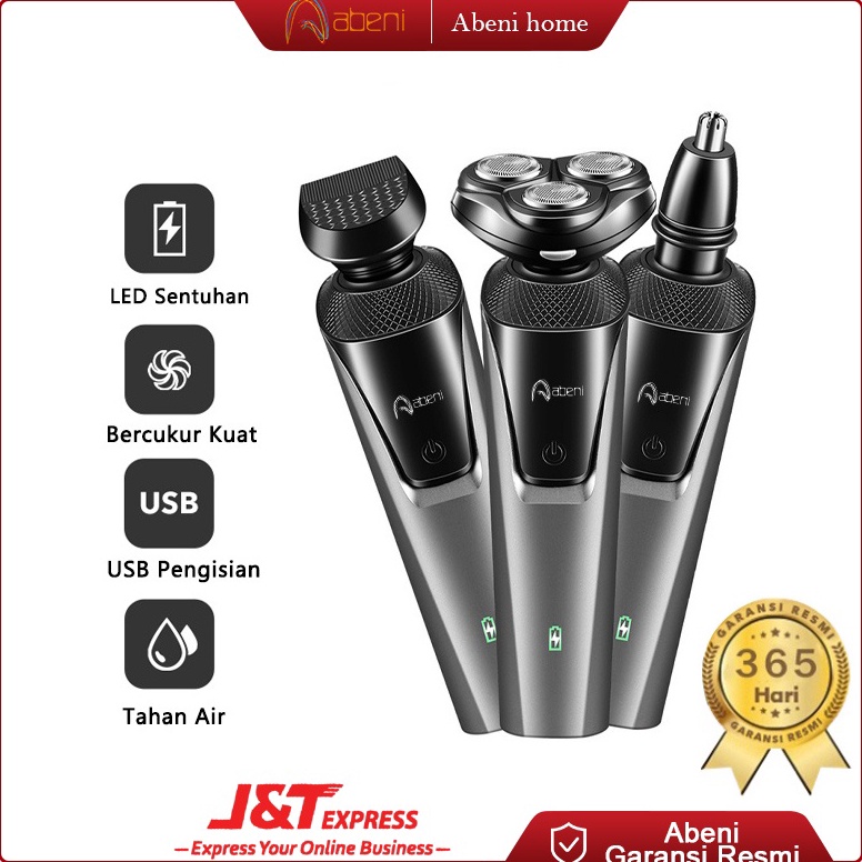 Bagus Banget Abeni Alat Cukur Jenggot Elektrik 3 In 1 Shaver Listrik Kumis Bulu Hidung