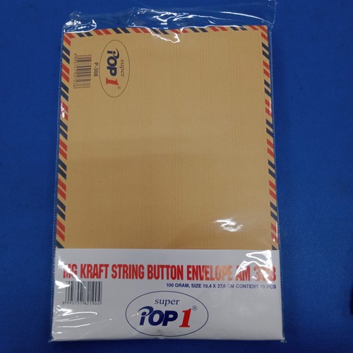 

AMPLOP COKLAT / AMPLOP KRAFT AM+TALI @10 POP 1 UK. 308