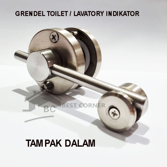 Grendel Indikator untuk Toilet Partisi / Kunci Pintu partisi 10107 Grendel Pintu Toilet