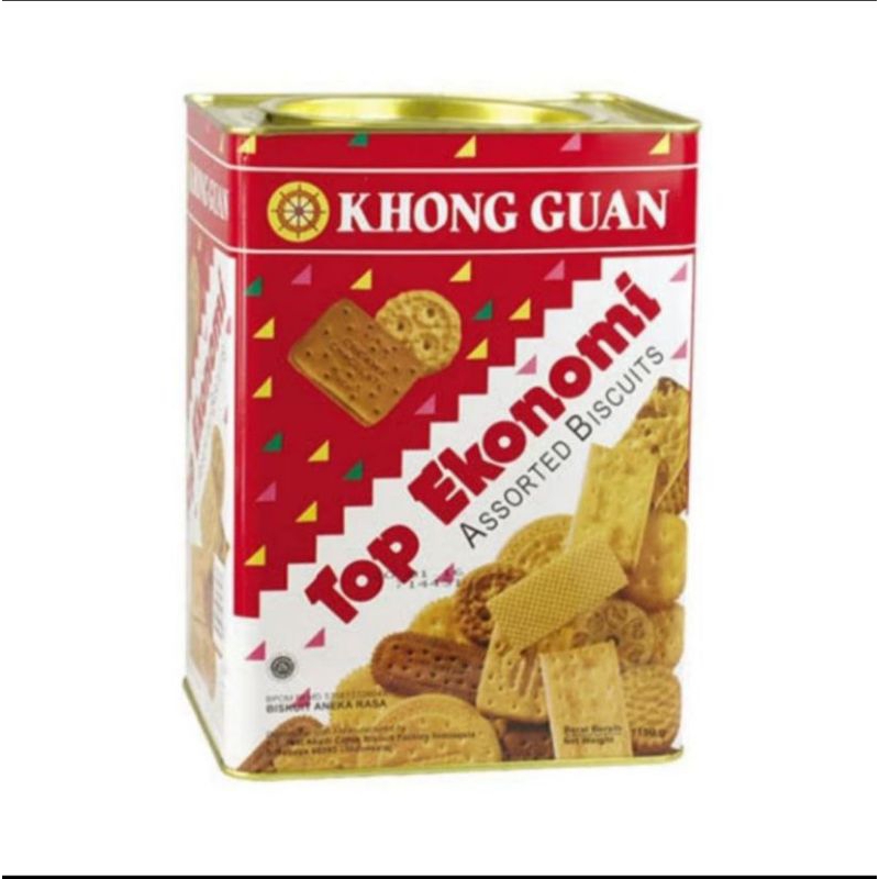 

PROMO Khong Guan Biskuit Top 1150 Gram,Kaleng Besar