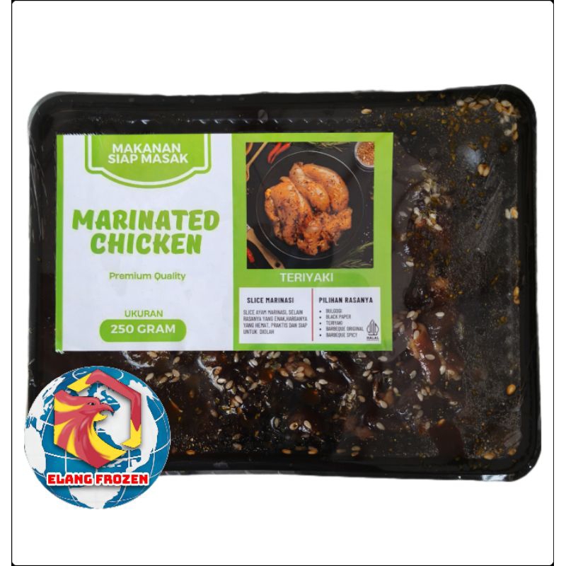 

Chicken Marinated Teriyaki Sauce | Ayam Marinasi Saus Teriyaki Meat 24 250gr