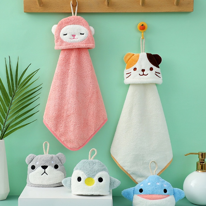 KI3 Serbet Lap Tangan Lucu Karakter  Serbet Kartun  Lap Tangan Gantung Cartoon Unik