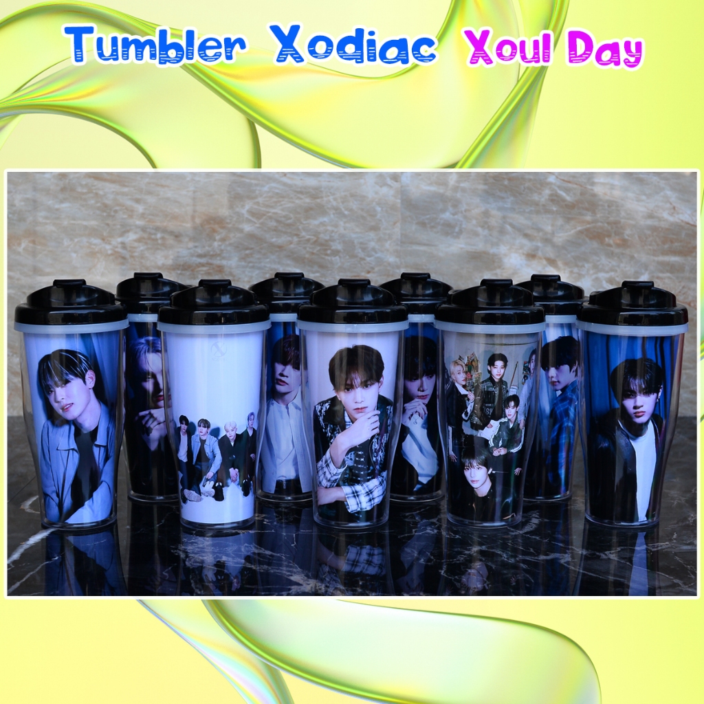 Tumbler Xodiac Bonus 25 Photocard Xodiac Koleksi Fans Kpop