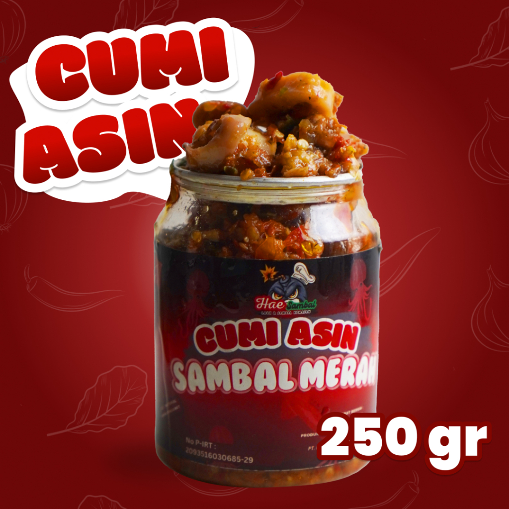 

HAE Sambal - Cumi Asin Sambal Merah | Lauk Pedas Siap Saji | Daging Lezat Dengan Bumbu Istimewa