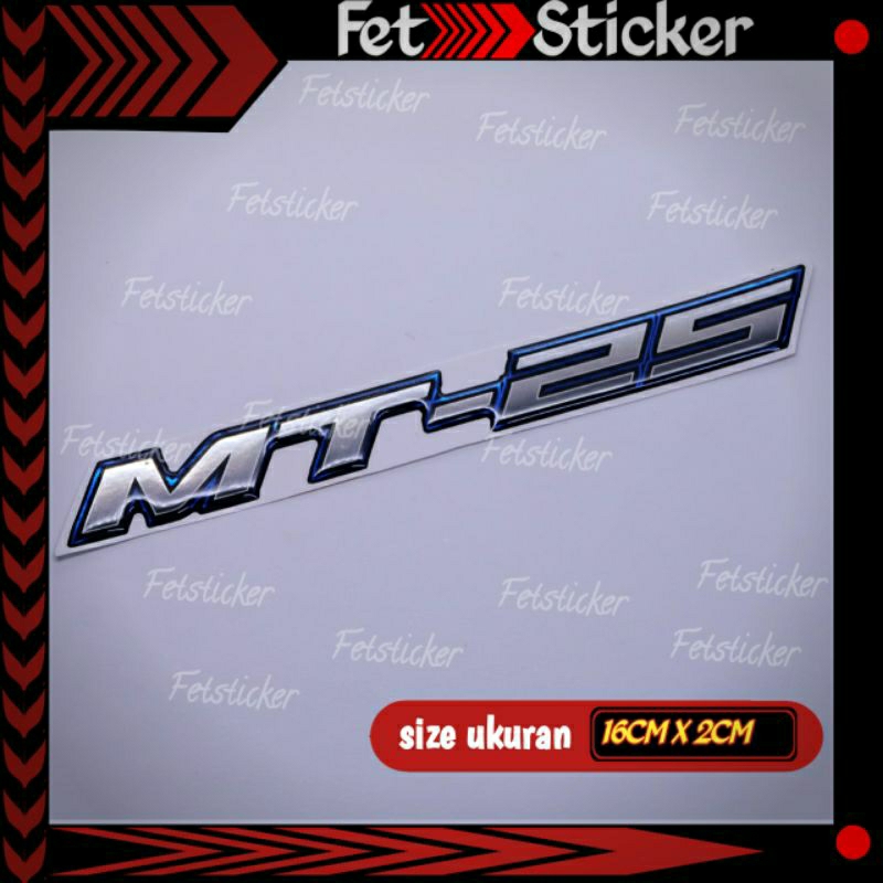 Emblem Yamaha Mt 25 / Emblem Timbul Yamaha Mt 25