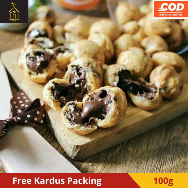 

Snack Kiloan | Soes Coklat | Sus Coklat | Makanan ringan | Murah Enak Gurih Manis Krispi Crispy | Camilan Cemilan Soes Sus Kering | Sus Vanila Coklat Strawberry premium original | Renyah Isi 100 gram.