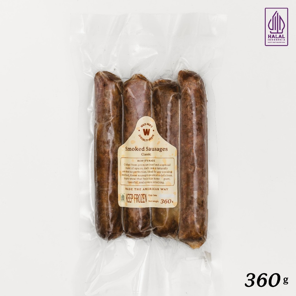 

Smoked Sausage - Sosis sapi / Premium Beef Sausage / Sosis Daging Sapi Premium