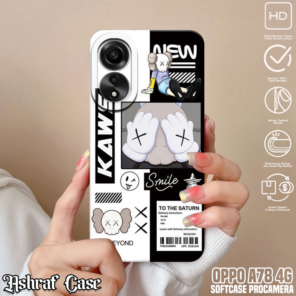 Case OPPO A78 4G - Casing Hp OPPO A78 4G Motif AES - Softcase Hp OPPO A78 4G - Silikon Hp OPPO A78 4