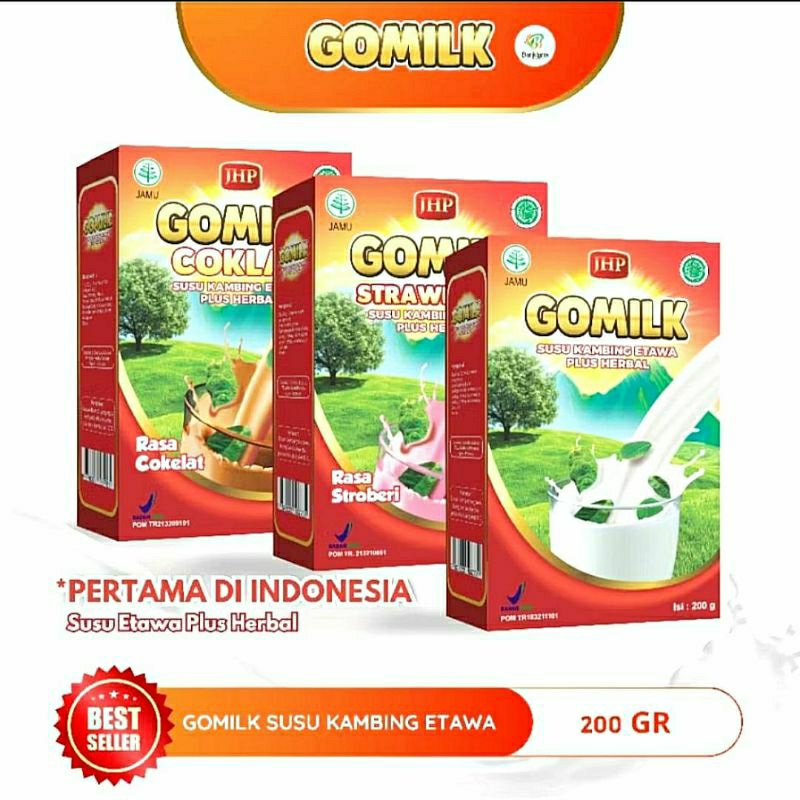 

GOMILK SUSU KAMBING ETAWA PLUS HERBAL 200ML