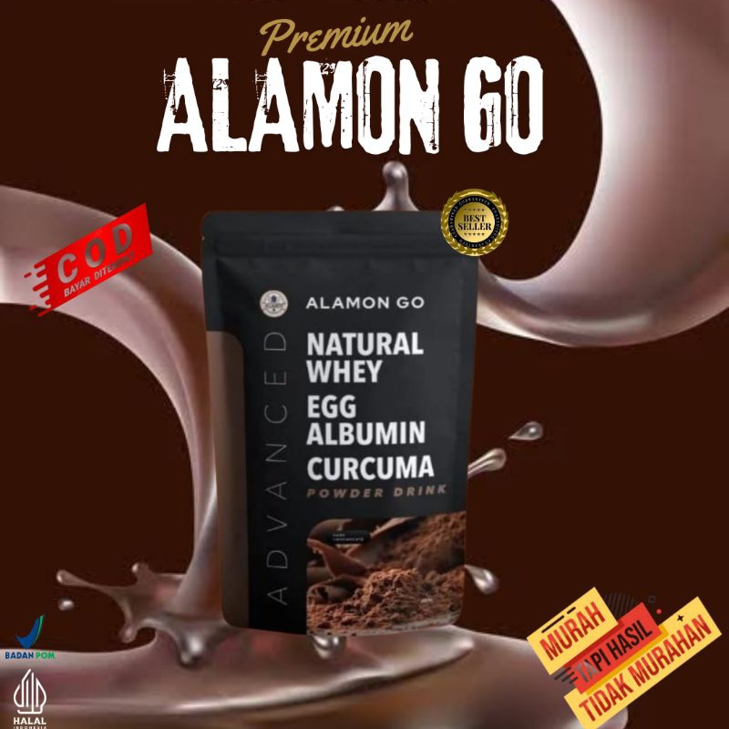 

[PROMO‼️]ALAMON GO GAIN ORI Susu Protein Penambah Berat Badan | Menambah Nafsu Makan