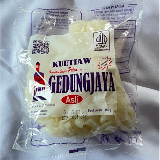 

Kuetiaw kualitas super Gedung Jaya ( 450g )