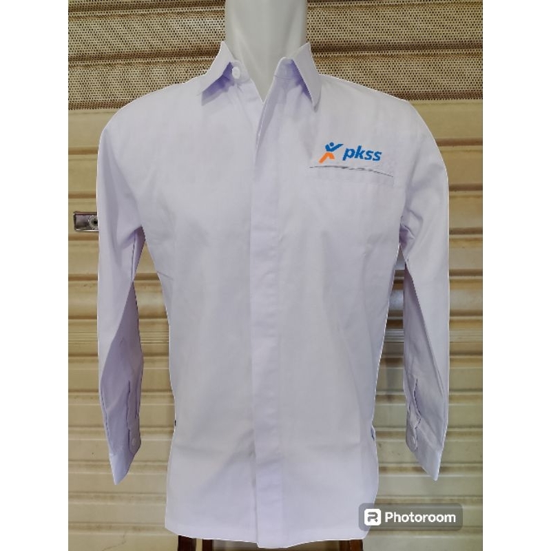 Kemeja PKSS Seragam Pkss Putih Lengan Panjang
