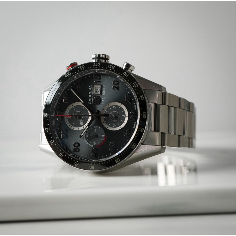 Worn Tag Heuer Carrera Calibre 1887 Chronograph Automatic 2015 CAR2A11.BA0799 (100% Original)