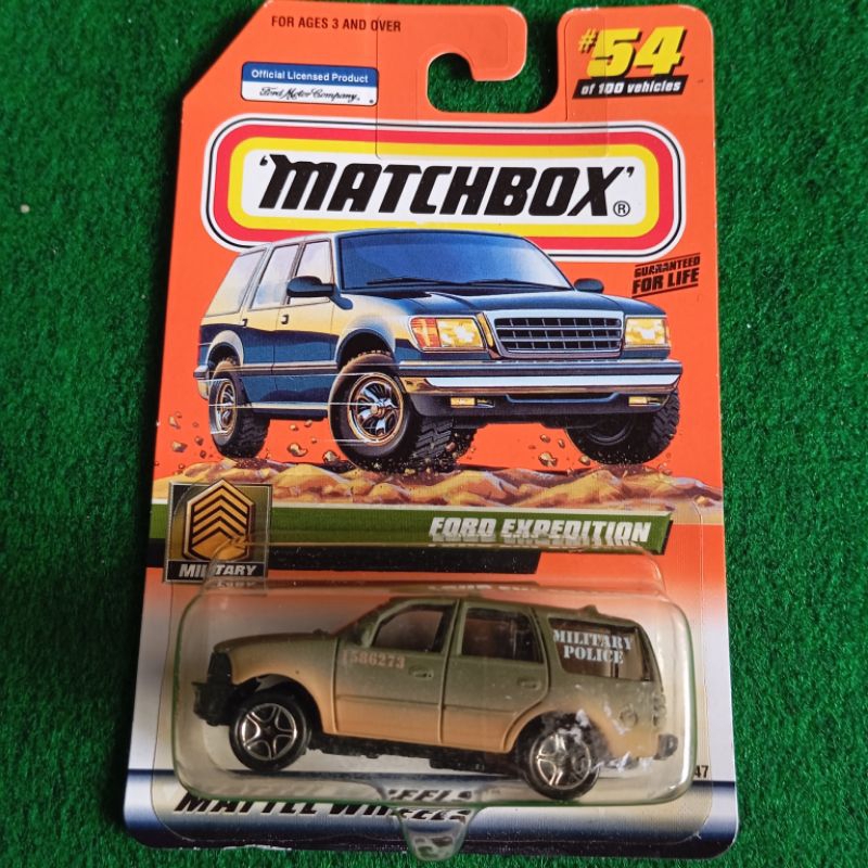 matchbox mbx Ford expedition military militer tentara army mobil