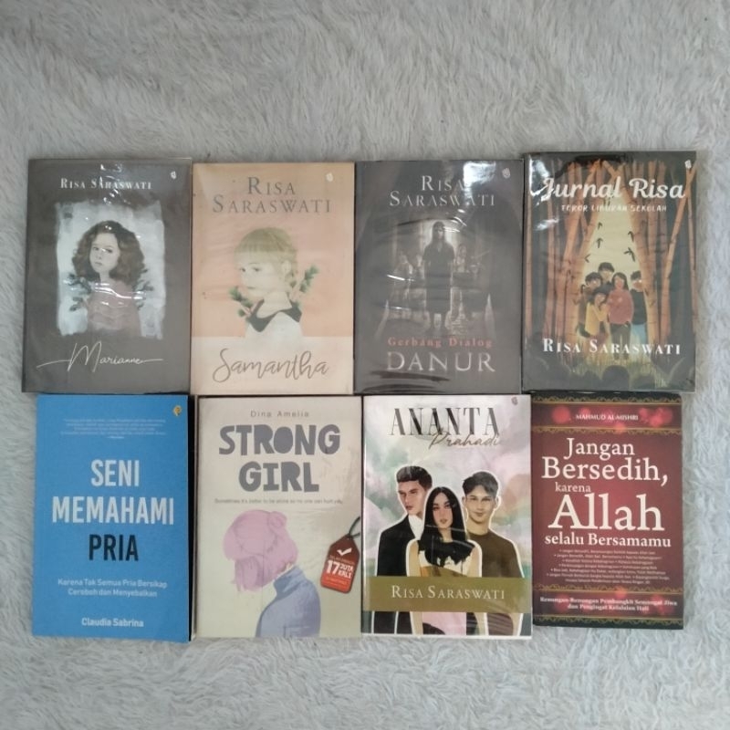 PRELOVED Novel Risa Saraswati (NON-ORI)