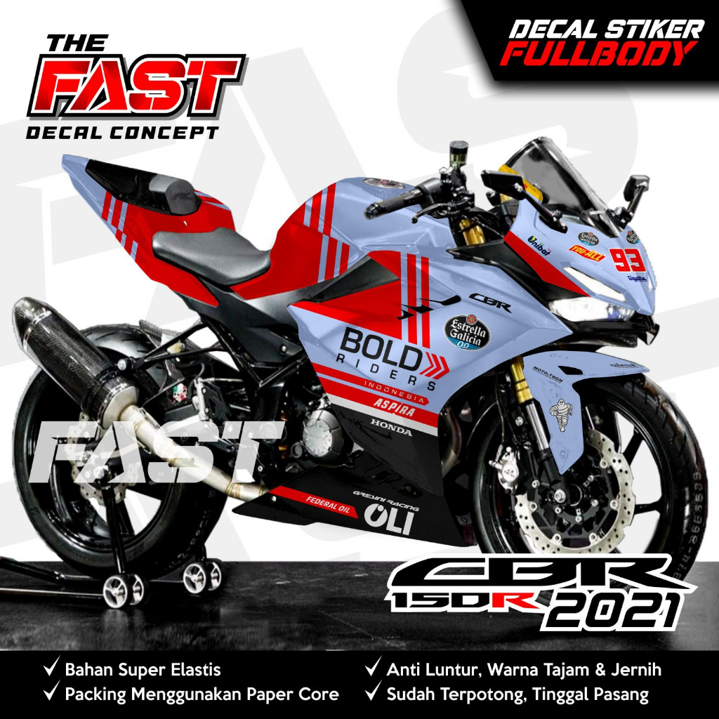 COD Decal Cbr 150R Full Body 2021GRSINI Stiker Cbr 150R 2021 Full Body Striping Cbr 150R 2021 Full B