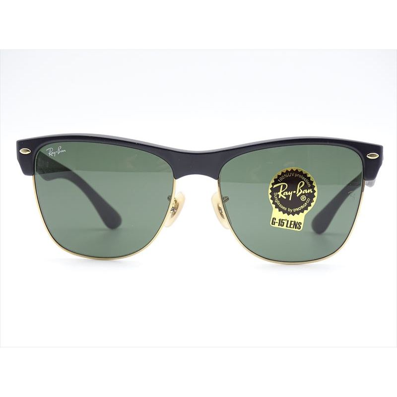 KACAMATA RAYBAN CLUBMASTER OVERSIZED RB4175 BLACK GOLD ORIGINAL