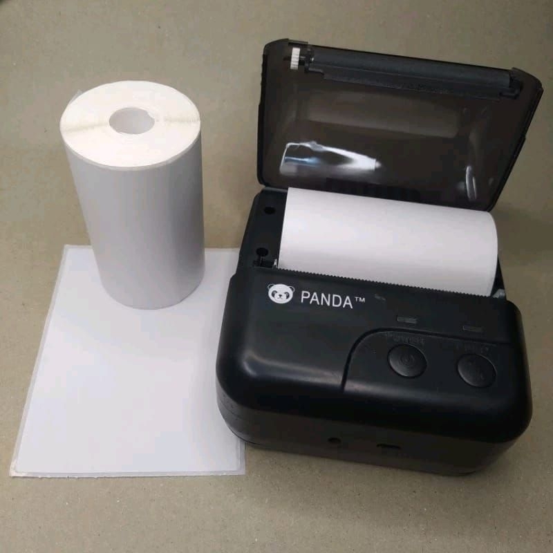 

Barcode 78mm/Printer Panda/Printer mini bluetooth 80mm/Stiker Resi Pengiriman 80mm