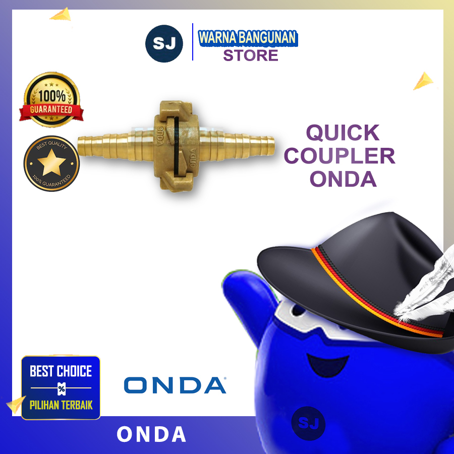 QUICK COUPLER ONDA QC 1 inch Kuningan