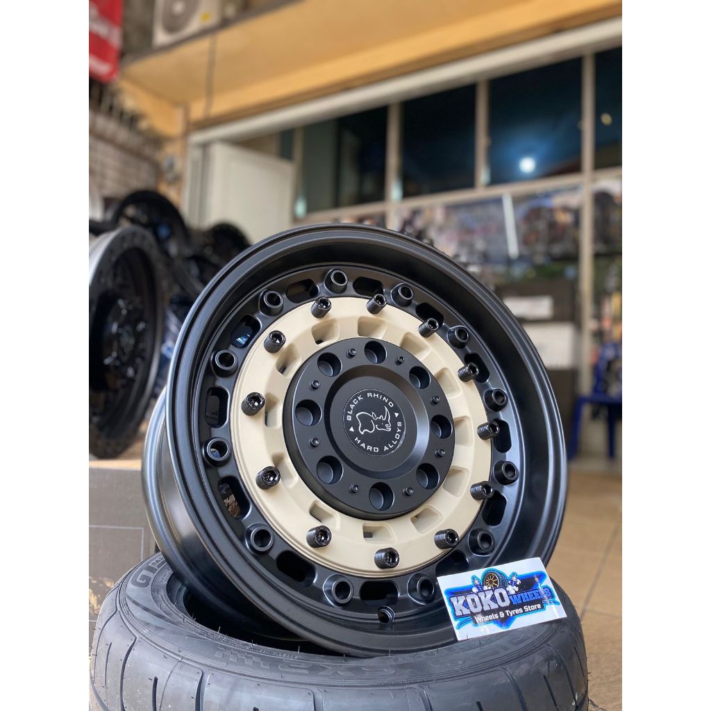 Velg Mobil Black Rhino ring17 Untuk Mobil Taft Landcuiser Vx100