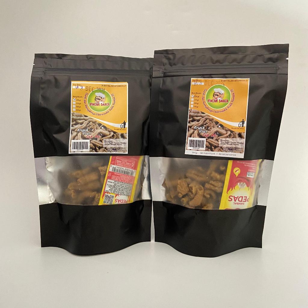 

Keripik Usus Cak'Ad Vincha Snack 100gram