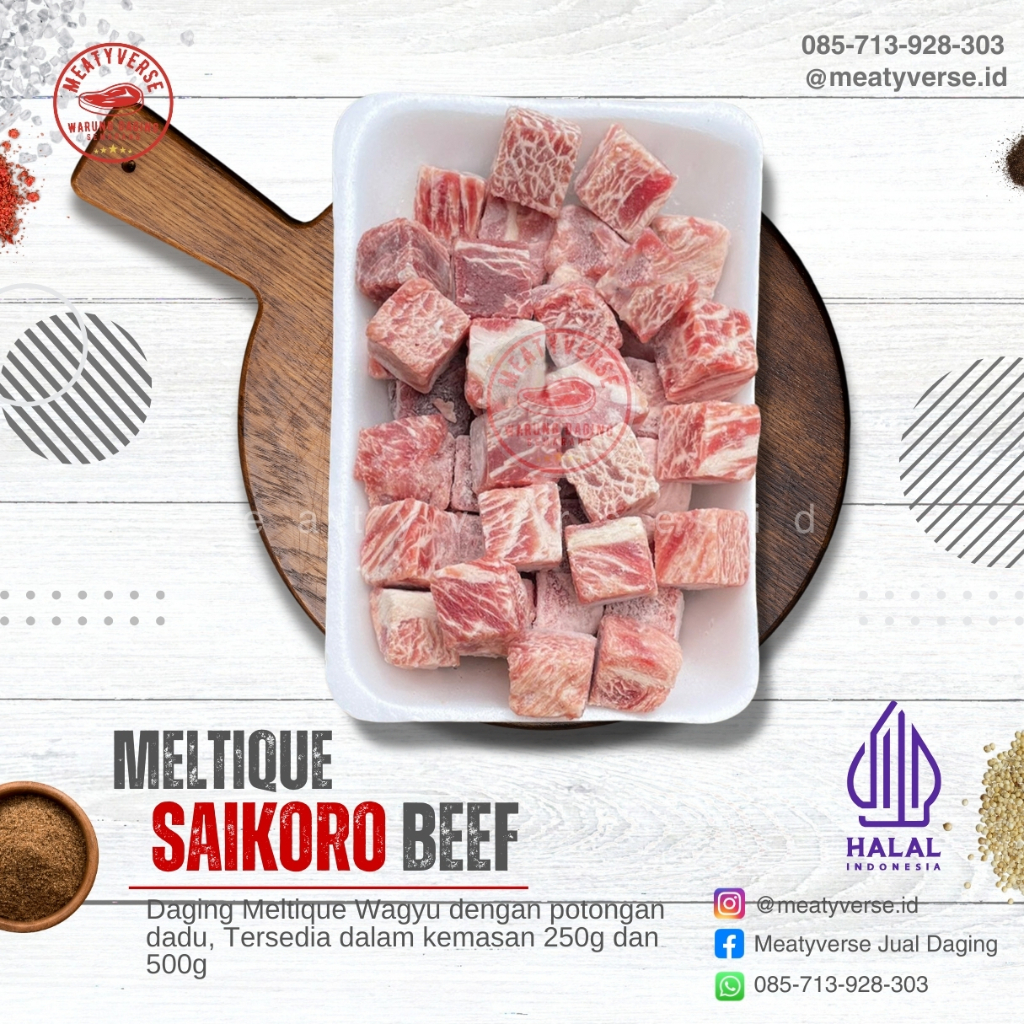 

SAIKORO BEEF - Daging Saikoro Premium
