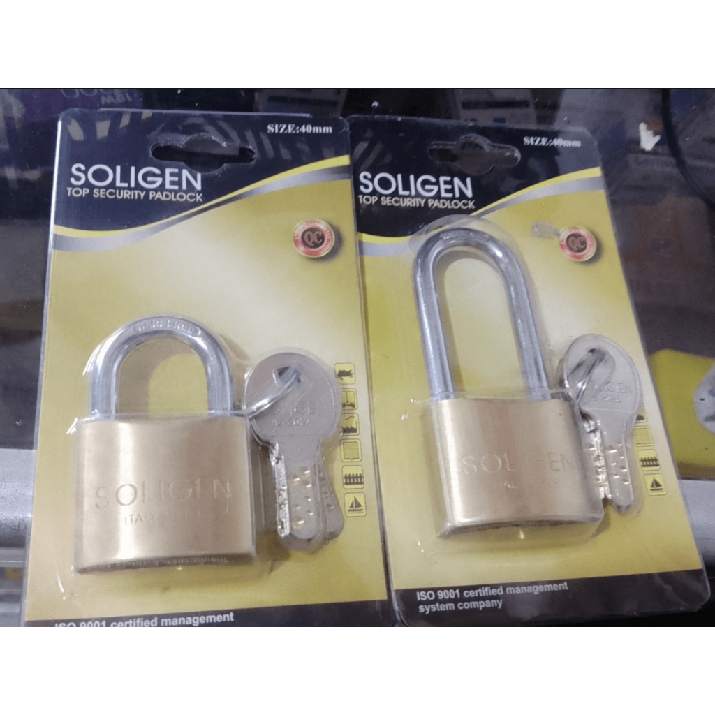 Gembok Soligen 40MM /Gembok Soligen Pagar/Gembok Soligen 40 Panjang/Gembok Soligen 40 Pendek