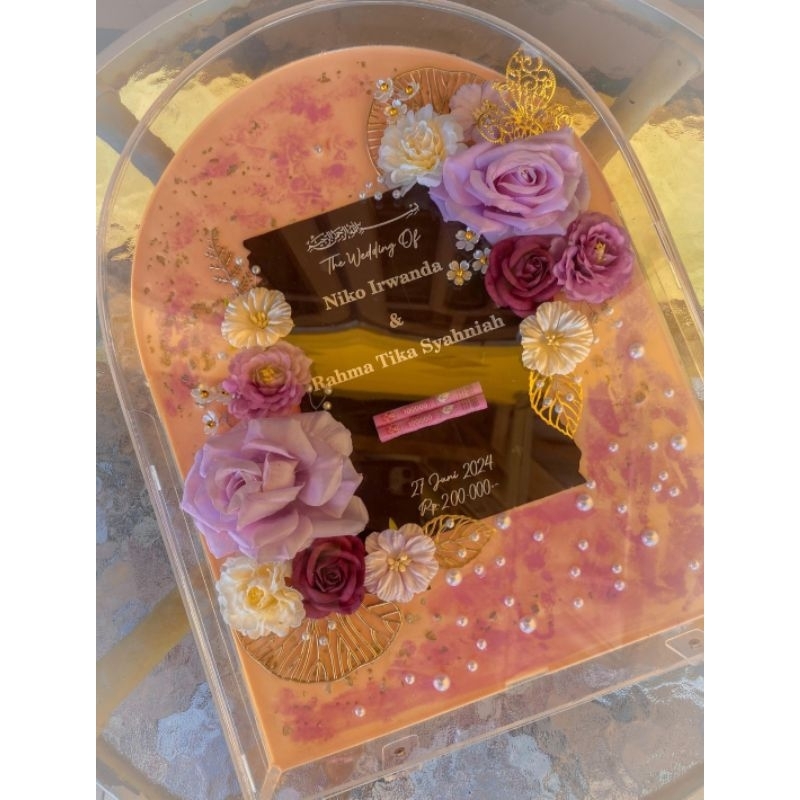 Mahar Resin Murah Kekinian Mahar Akrilik Resin