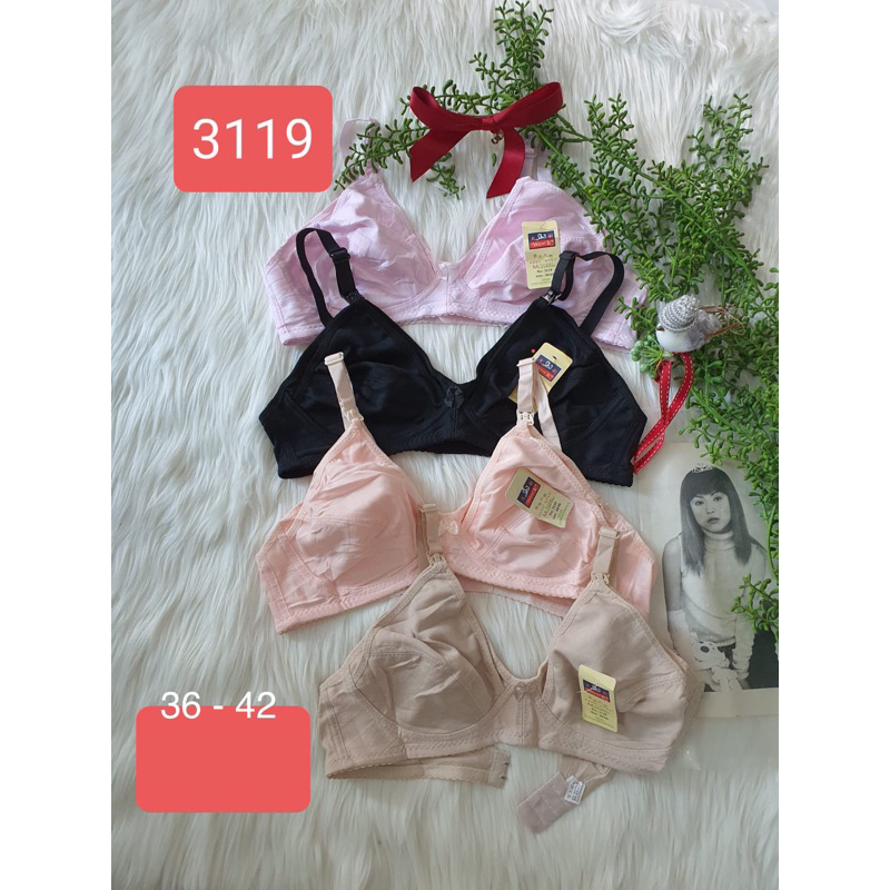 (COD) bra ibu hamil menyusui busa tipis  premium tanpa kawat WENLI breastfeeding kancing 2 bh menyus